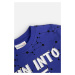 Dětská bavlněná košile s dlouhým rukávem Coccodrillo tmavomodrá barva, s potiskem