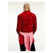 Tommy Hilfiger Tommy Jeans dámská červená manšestrová košile SIGNATURE LOGO CORDUROY SHIRT