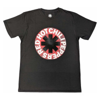 Red Hot Chili Peppers tričko, Red Circle Asterisk Grey, pánské