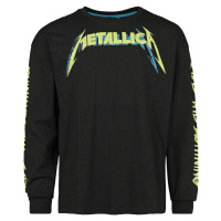 Metallica EMP Signature Collection - Oversize Tričko s dlouhým rukávem černá