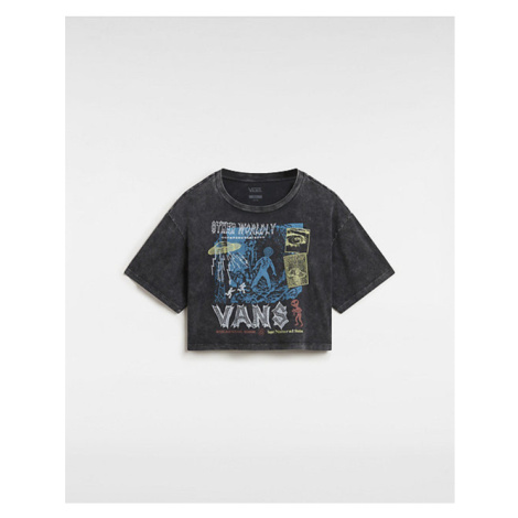 VANS Vans Super Natural Relax Crop T-shirt Women Black, Size