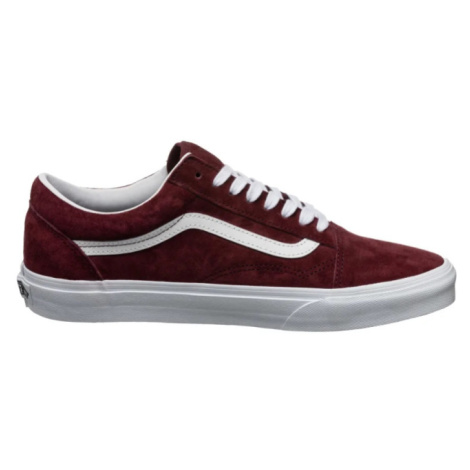 VANS-UA Old Skool pig suede tawny port Červená