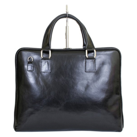 Dámská kožená aktovka Camilla 777G černá