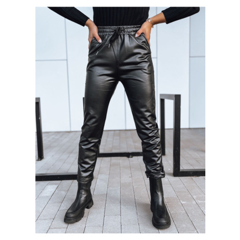 Černé voskované zateplené kalhoty LAPIS Černá BASIC