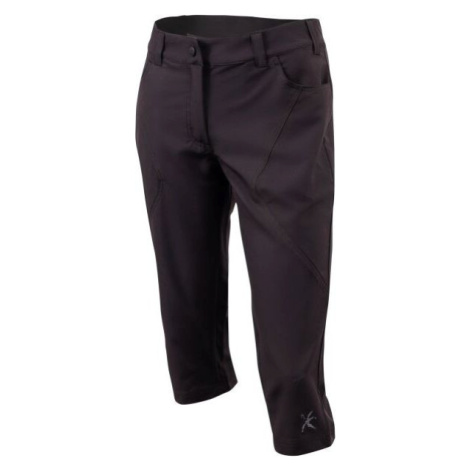 Dámské 3/4 outdoorové kalhoty KLIMATEX Paige černá