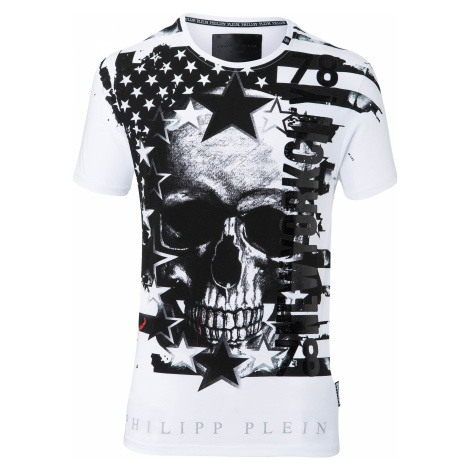 PHILIPP PLEIN By Hand White pánské tričko