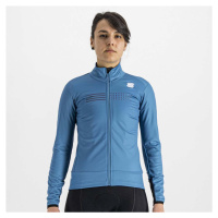 SPORTFUL Cyklistická zateplená bunda - TEMPO W LADY - modrá