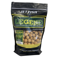 Jet fish boilie legend range žlutý impuls ořech javor-1 kg 24 mm