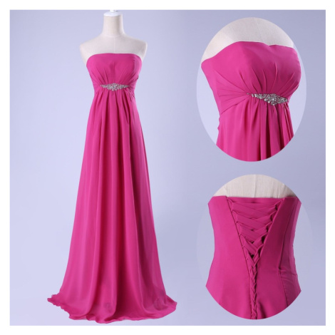 růžové společenské plesové šaty Suzan