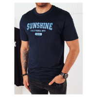 Dstreet Trendy granátové tričko s nápisem sunshine