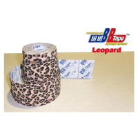 Kineziologický tejp BB Tape s designem leoparda - 5mx5cm