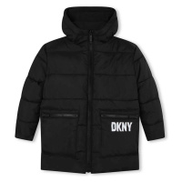 Oboustranná parka Dkny černá barva