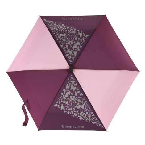 Dětský skládací deštník s magickým efektem, růžová/ fialová/ vínová Hama