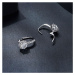 GRACE Silver Jewellery Stříbrné náušnice Viviane 1 ct MOISSANITE + CERTIFIKÁT E-MSE012 Stříbrná 