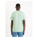 Světle zelené pánské tričko Celio Gexchaina