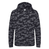 Just Hoods Dětská mikina přes hlavu JH014J Black Camo