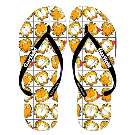 Chlapecké žabky - Garfield 5251113, mix barev / černé pásky Barva: Mix barev John Garfield