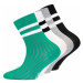 EWERS Ponožky světle šedá / zelená / černá / bílá