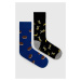 Ponožky John Frank (2-pack) pánské, černá barva