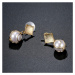 Victoria Filippi Pozlacené náušnice s perlou Angelleta E0378 Zlatá