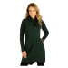 Mikinové šaty Litex 7C131 vyteplené | tmavě zelená