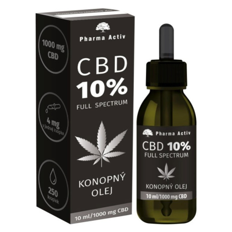 Pharma Activ CBD 10% Full Spectrum Konopný olej 1000 mg 10 ml