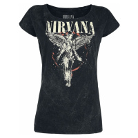 Nirvana Angel Dámské tričko charcoal