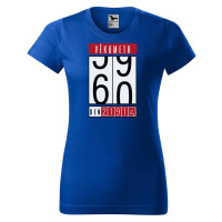 DOBRÝ TRIKO Dámské tričko s potiskem Věkometr 60 Barva: Královsky modrá