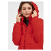 Červená dámská zimní bunda s kapucí GAP