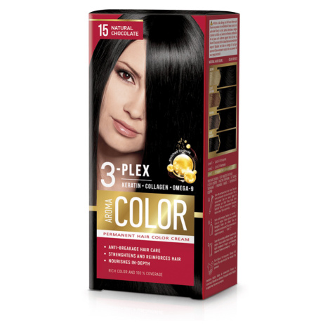 Barva na vlasy - přírodní čokoláda č. 15 Aroma Color
