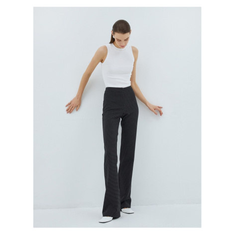 Koton Spanish Leg Trousers With Polka Dots