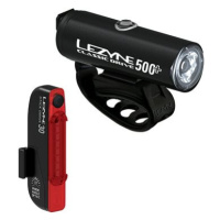 Lezyne Classic Drive 500+ / Stick Drive Pair Satin Black / Black