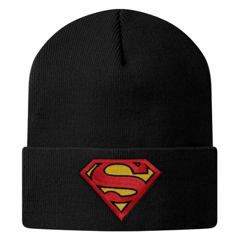 Superman zimní kulich, Organic Cotton Onesize Black HYBRIS