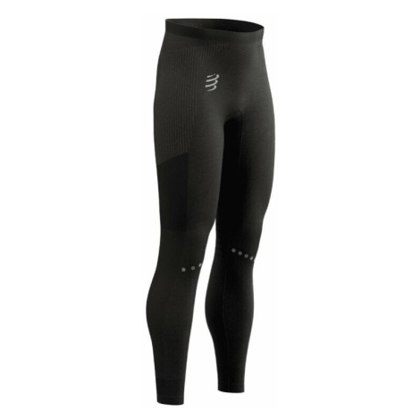 Compressport Winter Running Legging M Black Běžecké kalhoty / legíny