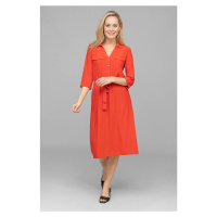 QVC VIA MILANO halenkové šaty Barva: Červená, Mezinárodní