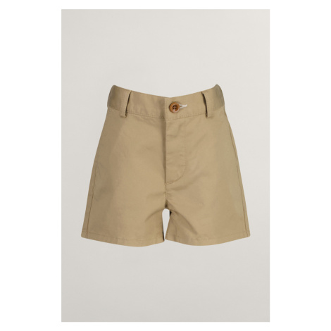 ŠORTKY GANT CHINO SHORTS DARK KHAKI