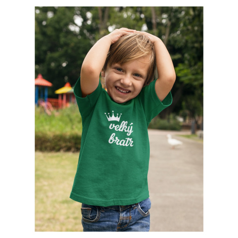 MMO Chlapecké tričko Velký bratr Barva: Trávová zelená