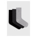 Ponožky Calvin Klein (3-pak) dámské, šedá barva
