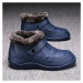 Kožené zimní boty voděodolné pánské sněhule