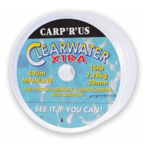 Carp´r´us clearwater xt fluorocarbon čirý 400 m-průměr 0,33 mm / nosnost 12 lb Carp ´R´ Us
