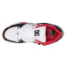 Dc shoes pánské boty Versatile Le White/Black/Athletic Red | Bílá