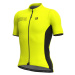 ALÉ Cyklistický dres s krátkým rukávem - SOLID COLOR BLOCK - žlutá