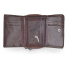 Famito Dámská kožená peněženka 24511 Komodo hnědá