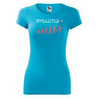 DOBRÝ TRIKO Vtipné dámské tričko Evoluce ženy