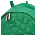 Trendový dámský koženkový batoh Danai, zelená