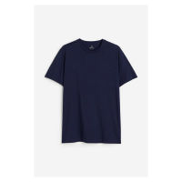 H & M - Tričko Regular Fit - modrá