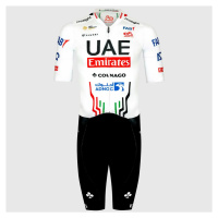 PISSEI Cyklistická kombinéza - UAE TEAM EMIRATES 2024 - bílá/černá