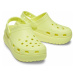 Crocs CLASSIC CROCS CUTIE CLOG K Dětské pantofle, žlutá, velikost 32/33