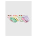 Sada sedmi párů holčičích ponožek ve fialové, růžové, zelené, bílé a žluté barvě GAP