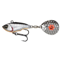 Savage gear fat tail spin sinking dirty silver - 8 cm 24 g